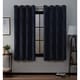 preview thumbnail 55 of 55, ATI Home Kilberry Woven Blackout Grommet Top Curtain Panel Pair