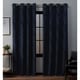 preview thumbnail 28 of 55, ATI Home Kilberry Woven Blackout Grommet Top Curtain Panel Pair