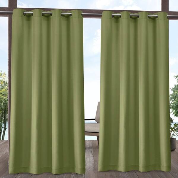 Shop Ati Home Indoor Outdoor Solid Cabana Grommet Top Curtain