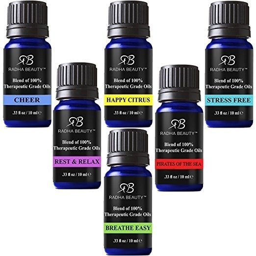 Radha Top 6 Essential Oil Blends Set