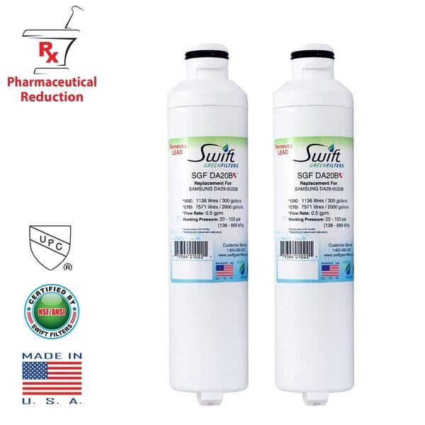 Shop Replacement Samsung Da2900020b Haf Cinexp Refrigerator Water Filter Sgf Da20b Rx Overstock 12350558