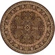preview thumbnail 11 of 29, Antiquities Washington Square Area Rug 3'9" Round - Black - Round