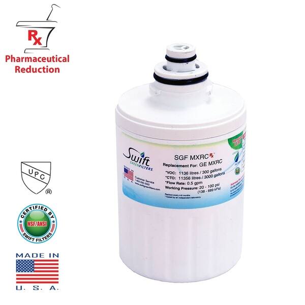 Replacement Ge Smartwater Fxrc Mxrc 46 9905 Refrigerator Water Filter Sgf Mxrc Rx Overstock 12350642