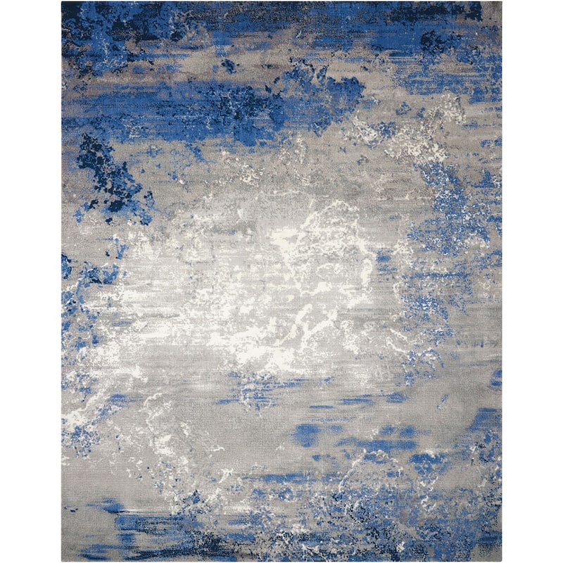 Nourison Twilight Area Rug - 8'6" x 11'6" - Blue/Grey - Rectangle