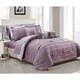 preview thumbnail 2 of 18, Gracewood Hollow Cornwell Purple 10-piece Comforter Set