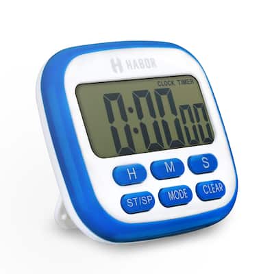 Electric Kitchen Timer with 24-hour Countdown, Beep Sound, Strong Magnets, and Retractable Stand for Kids, Cooking, Testing
