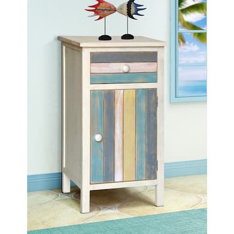 Gallerie Decor Seaside Multicolored Wood Cabinet