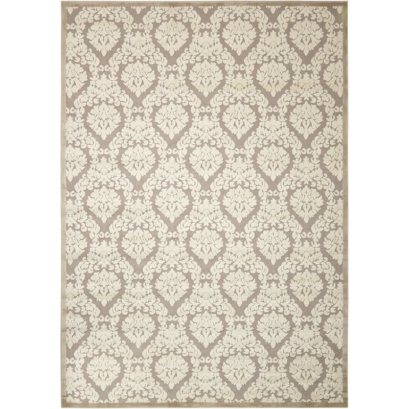 Nourison Ultima UL513 Area Rug - 2'6" x 4' - Ivory/Grey - Rectangle