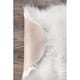 preview thumbnail 16 of 32, Nuloom Double Faux Flokati Sheepskin Shag Runner Rug