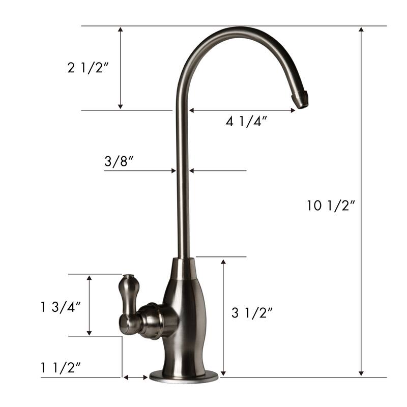iSpring Reverse Osmosis Filtration System Drinking Faucet -Coke Shaped
