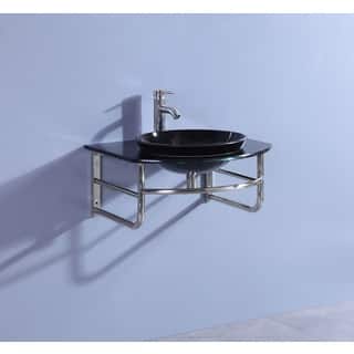 Stainless Steel Vanity Base Bath Our Best Home Improvement Legion Furniture Black Gl Stainless Steel 25 Inch Single Bathroom Vanity Set