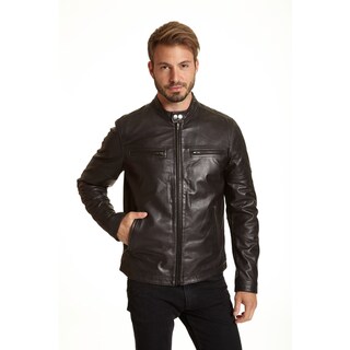 overstock men's leather jackets