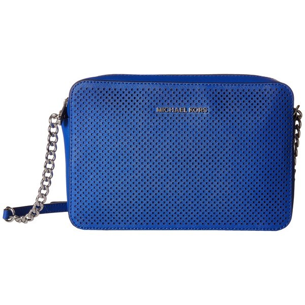 michael kors jet set crossbody blue