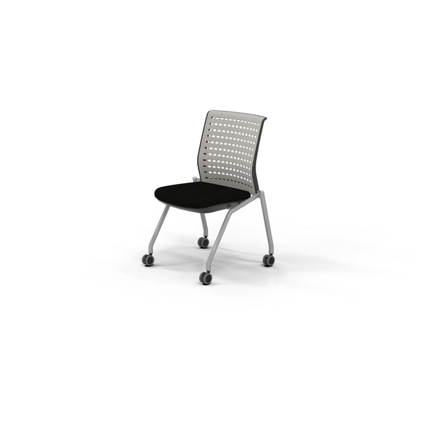 Mayline Thesis Static Back Nesting Chair Armless Qty 2