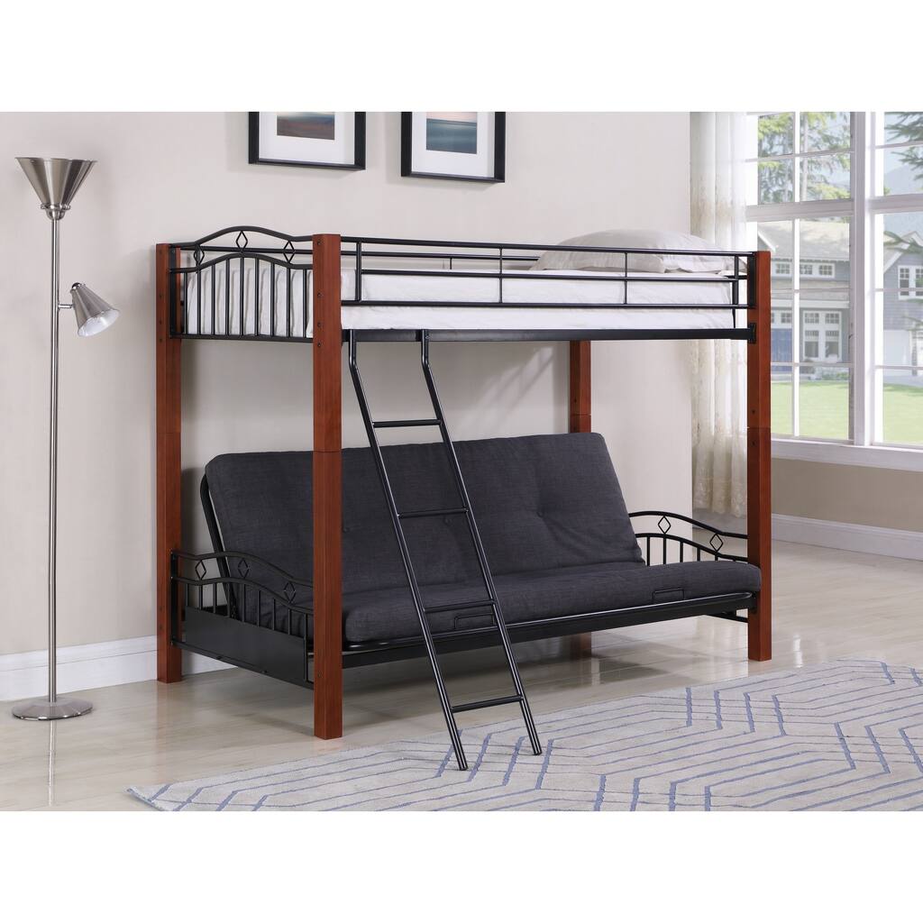 Coaster Company Black Futon Bunk Bed
