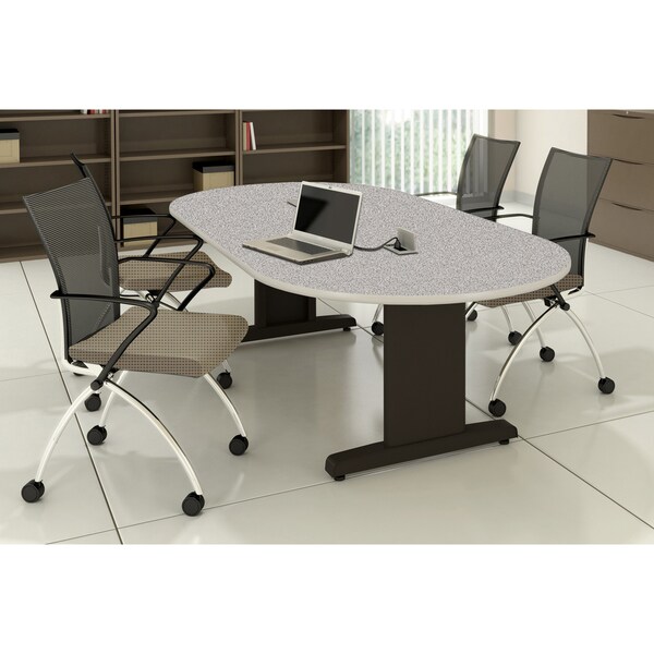 Mayline Csii 84 Inch X 42 Racetrack Conference Table With Mayline Csii 84 Inch X 42 Racetrack Conference Table With Premier Legs And