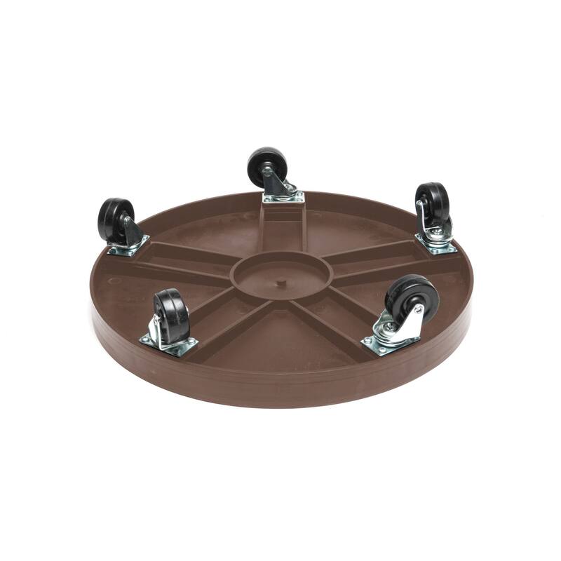 Espresso 16-inch Plant Dolly without Hole