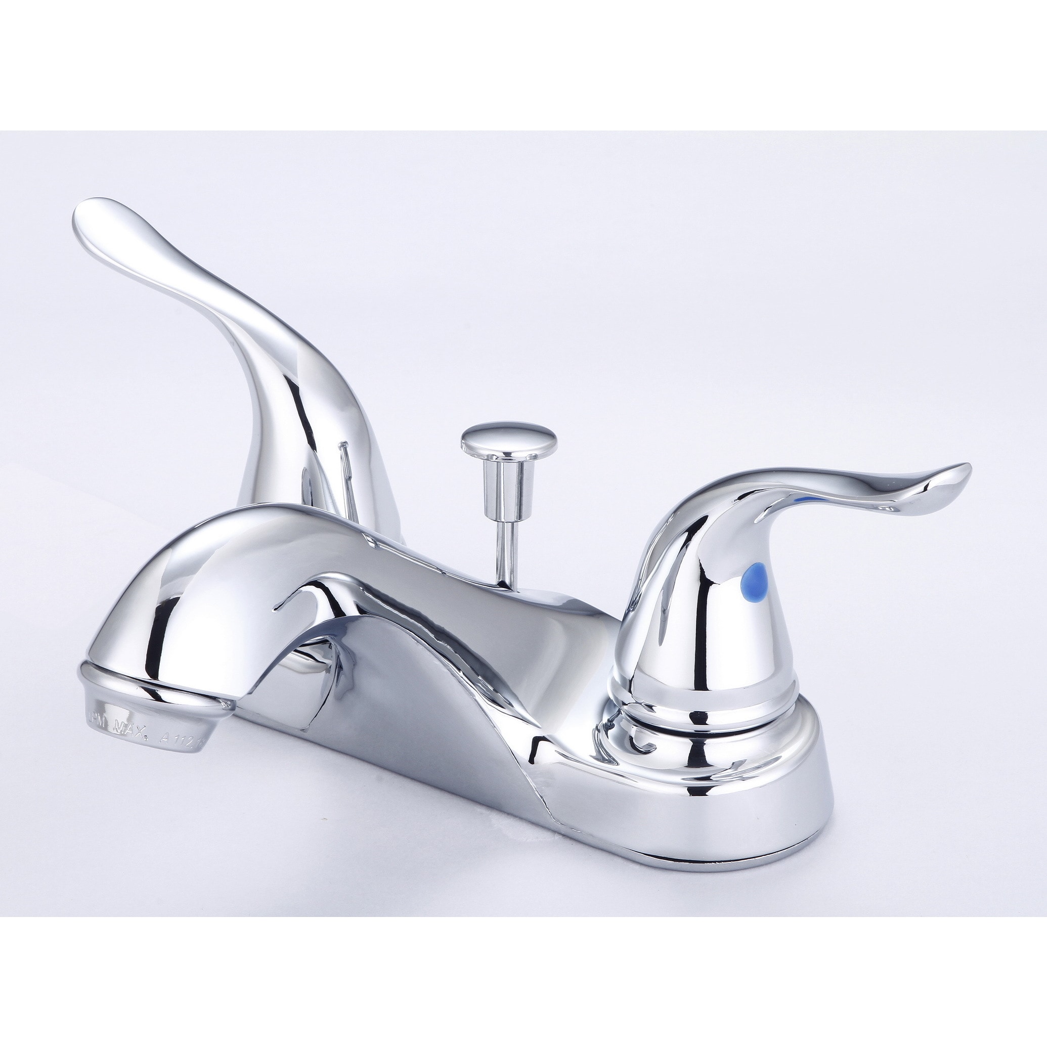 Shop Innoci Usa Centerset Chrome Brass 2 Handle Low Arc Bathroom