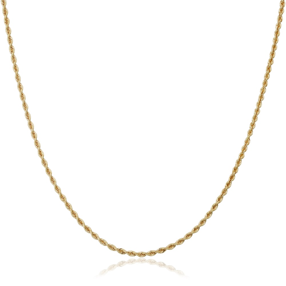 Fine Necklaces Pendants Fine Jewellery 14k Solid Yellow Gold Rope Chain 3 7 Grams W 1 5 Mm L New 80 50 Cm Inches