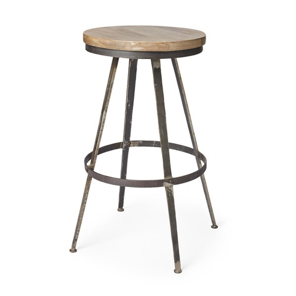 [Handmade] Industrial Farmhouse Bar Stool Free Shipping Today