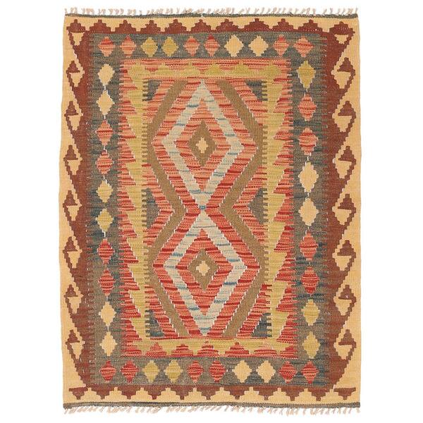 slide 2 of 3, Handmade One-of-a-Kind Wool Mimana Kilim (Afghanistan) - 2'8 x 3'7