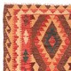 preview thumbnail 3 of 1, Handmade One-of-a-Kind Wool Mimana Kilim (Afghanistan) - 2'8 x 3'6
