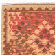 preview thumbnail 3 of 1, Handmade One-of-a-Kind Wool Mimana Kilim (Afghanistan) - 2'11 x 3'8
