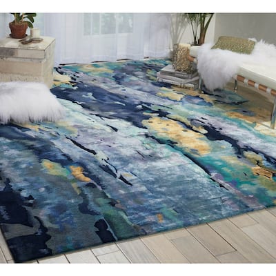 Nourison Prismatic Modern Abstract Area Rug