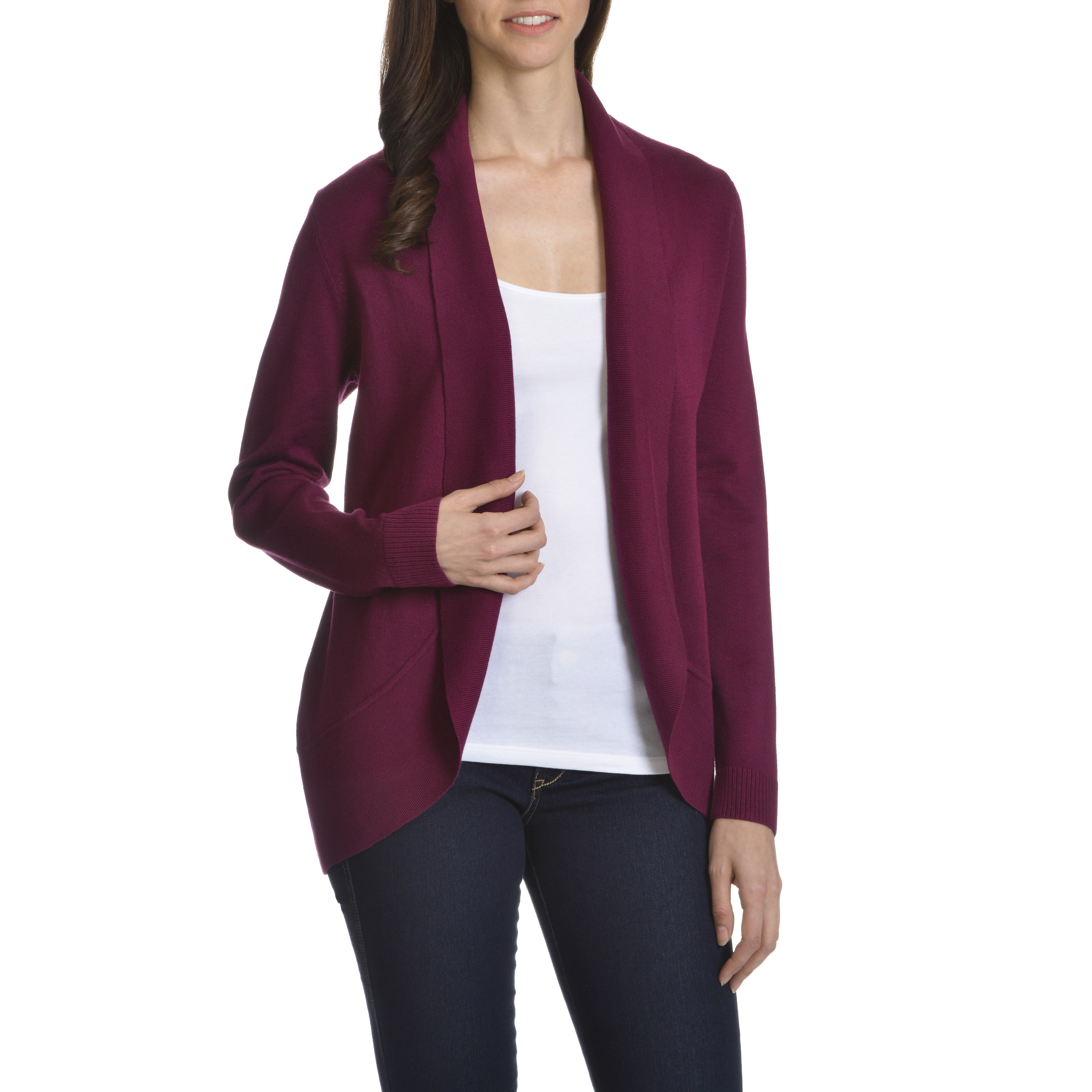 polyester cardigan womens
