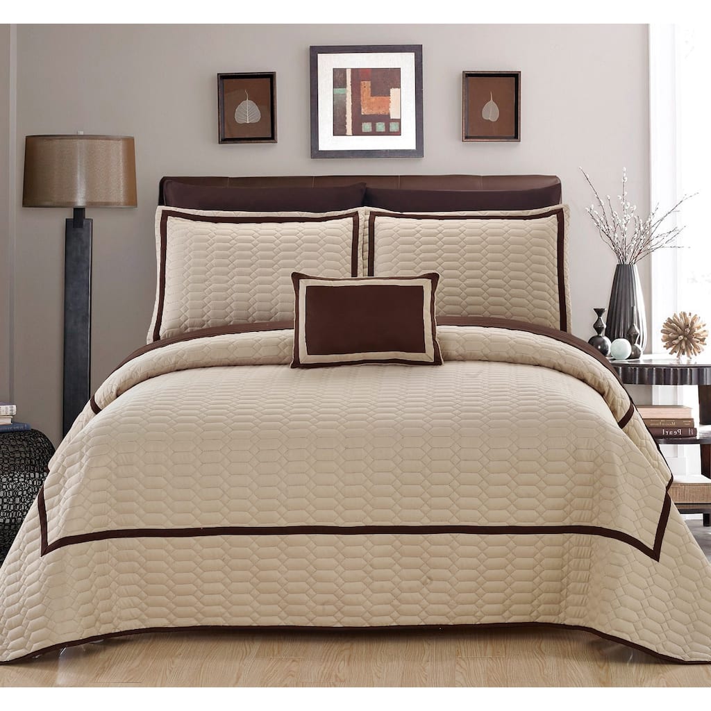 Copper Grove Ocala Beige Quilt 8-piece Set