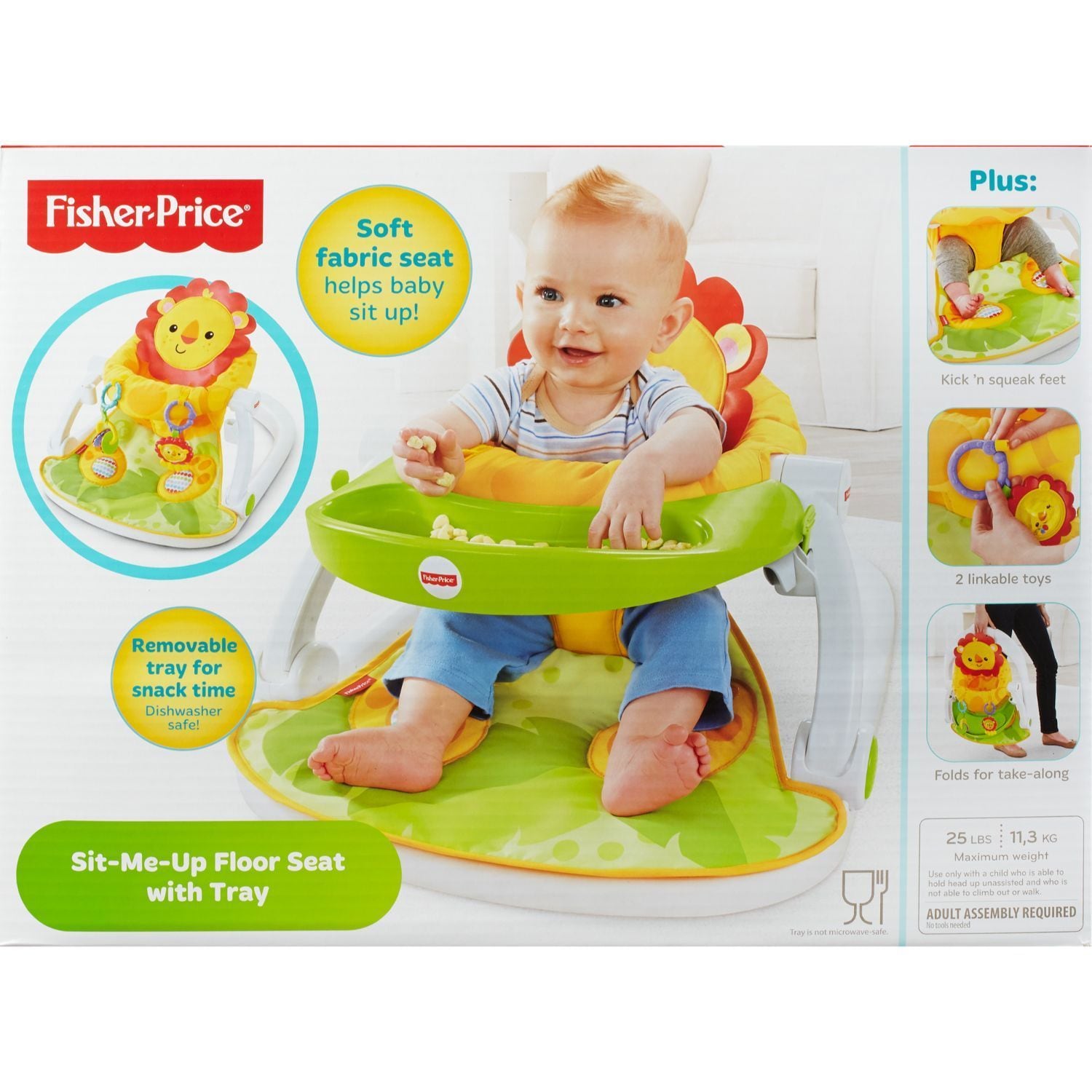 fisher price seat with tray