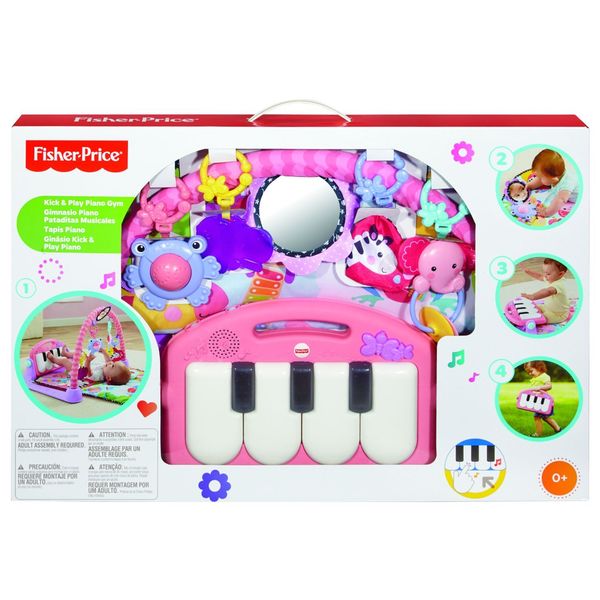 kick and play piano pink