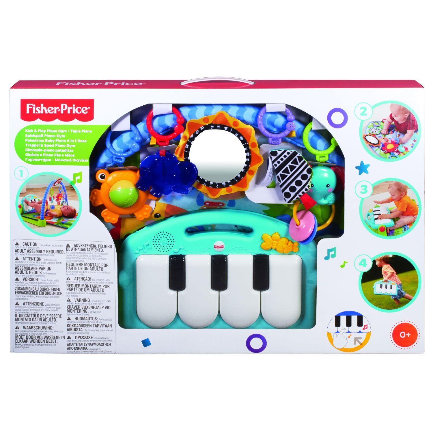 fisher price gimnasio piano pataditas musicales