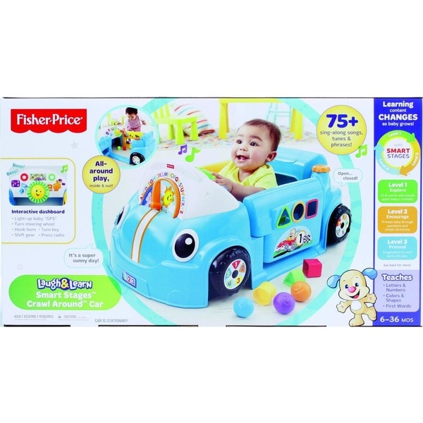 fisher price learn and crawl around car