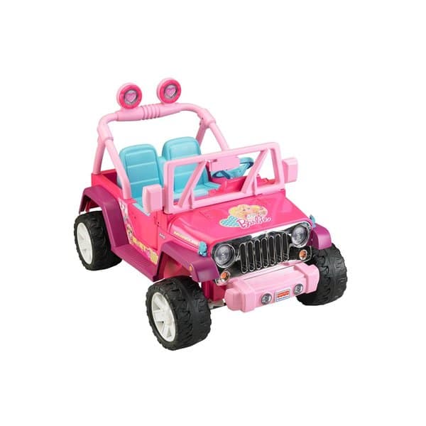 Fisher-Price Power Wheels Barbie Jeep Wrangler - Overstock - 12360677