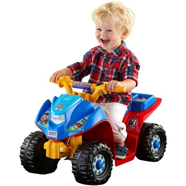 paw patrol 6v motorised quad bike ride on