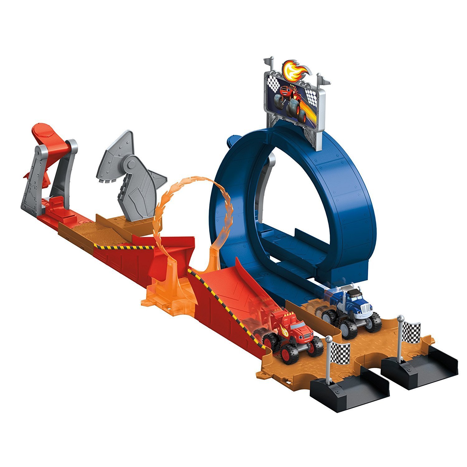 fisher price blaze and the monster machines playset
