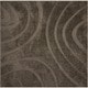 preview thumbnail 35 of 41, Nourison Austin ASTN1 Shag Area Rug 6'7" Square - Dark Brown - Square