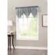 Valances that Match Archaeo Slub Textured Linen Blend Black Grommet Top Curtain, Single Panel
