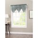 White Micro Striped Semi Sheer Window Curtain Pieces - Tiers, Valance and Swag Options
