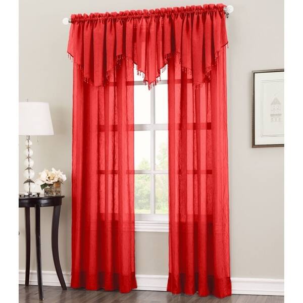 Shop No 918 Erica Sheer Crushed Voile Single Curtain Panel Free