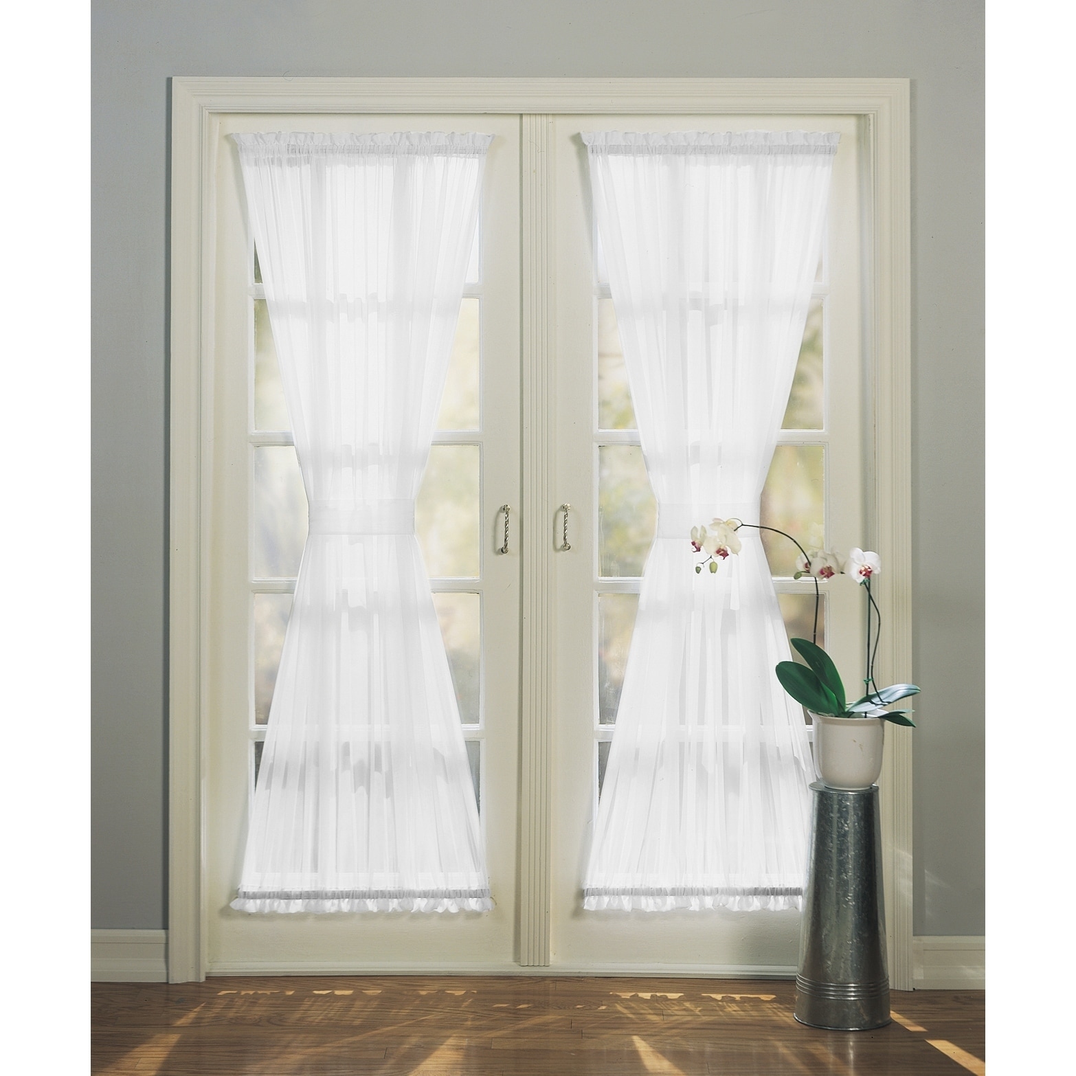 patio door curtains with grommets
