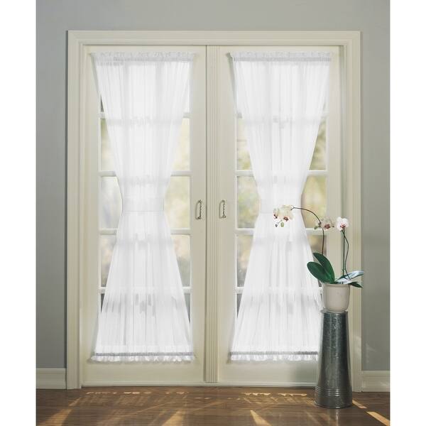 Shop No 918 Emily Sheer Voile Solid Single Patio Door Curtain