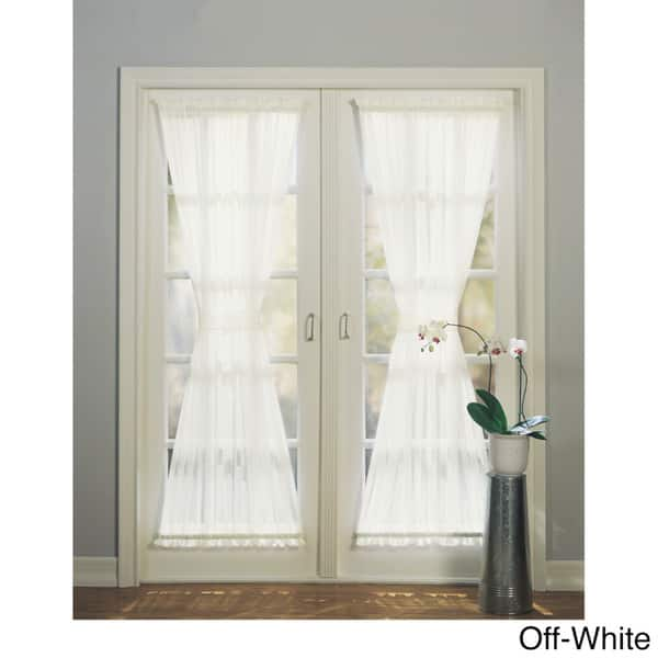 Shop No 918 Emily Sheer Voile Solid Single Patio Door Curtain