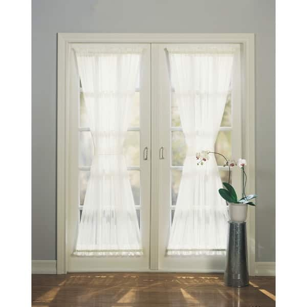 Shop No 918 Emily Sheer Voile Solid Single Patio Door Curtain