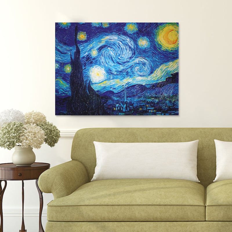 Wexford Home Van Gogh 'Starry Night' Gallery-wrapped Canvas Wall Art ...