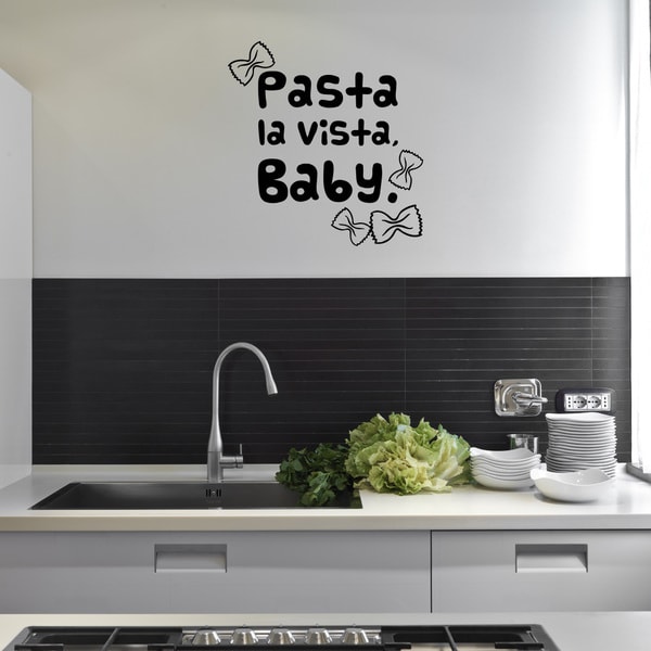 'Pasta la Vista' Vinyl Wall Decal Free Shipping On Orders Over 45