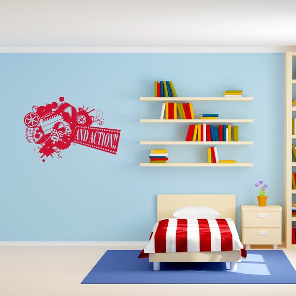 And Action Wall Decal Sticker Mural Vinyl Art Home Decor
