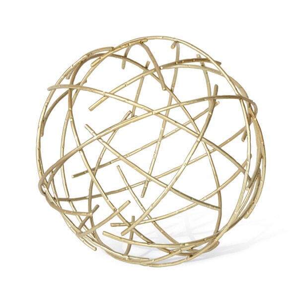 Brass Stick Sphere Large - Overstock - 12362467