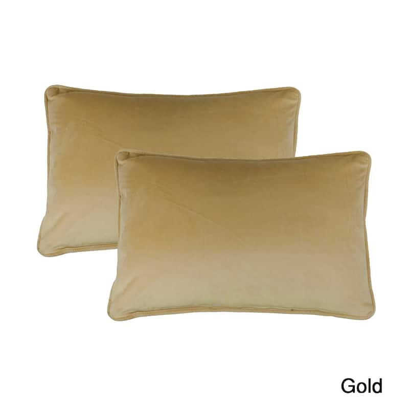 Sherry Kline Richmond Velvet Boudoir Throw Pillow (set of 2)